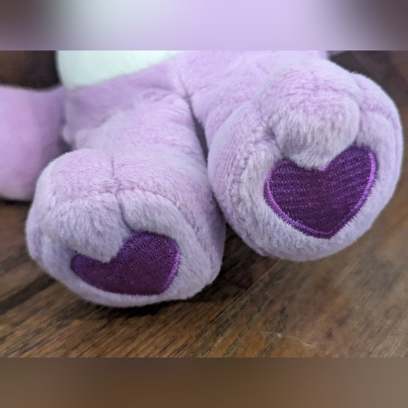Care Bears Purple and White Stuffed Animal Plush - Picture 9 of 10